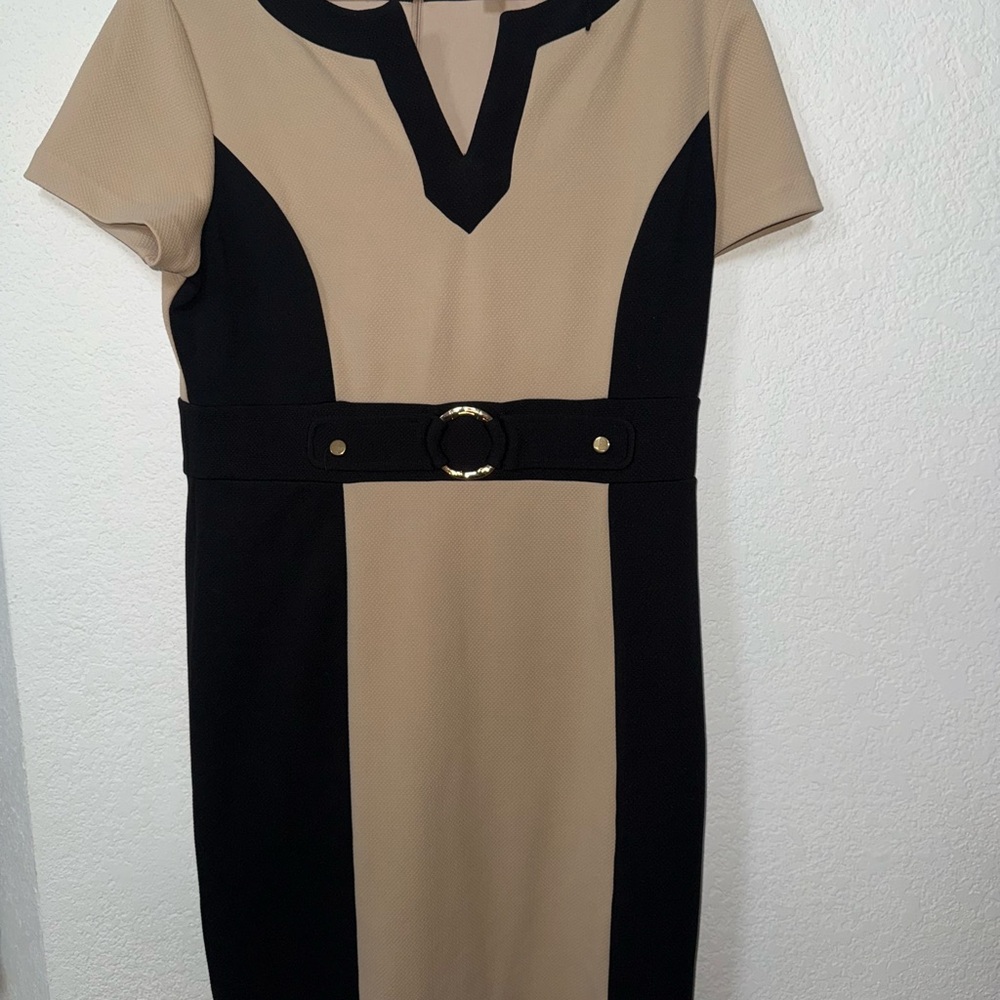 Women’s  Black and Tan Dress